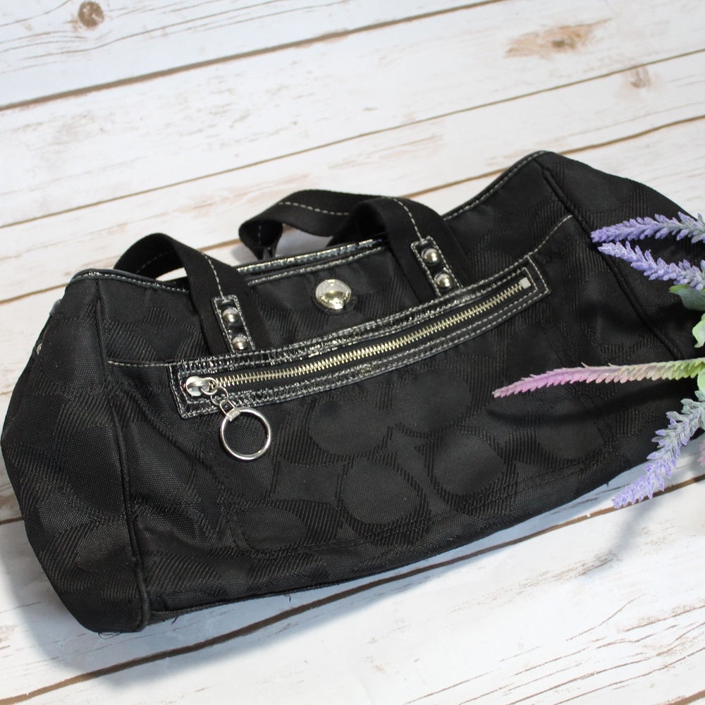 Coach Black Nylon Handbag
